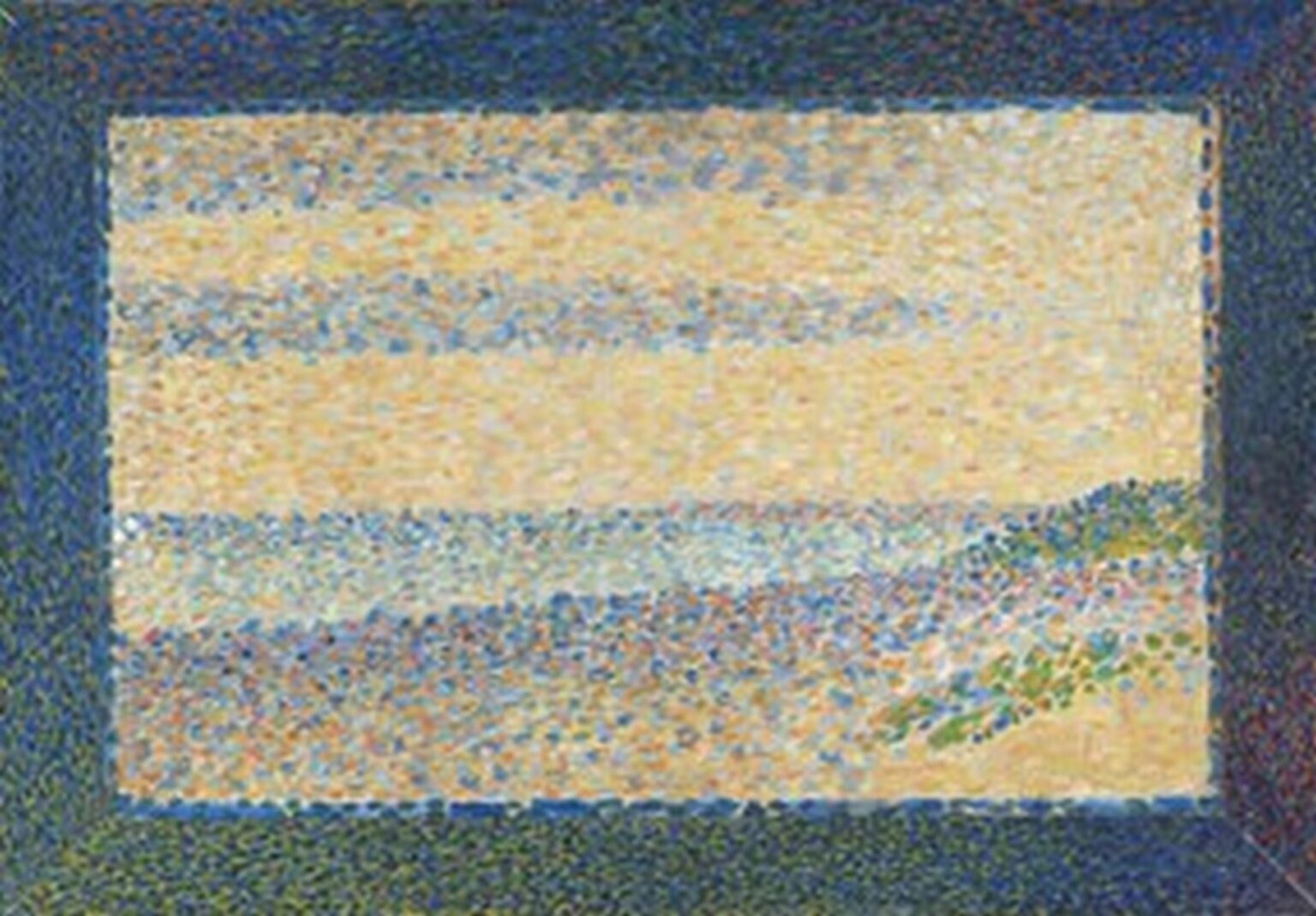 Seurat Seascape (Gravelines, 1890)