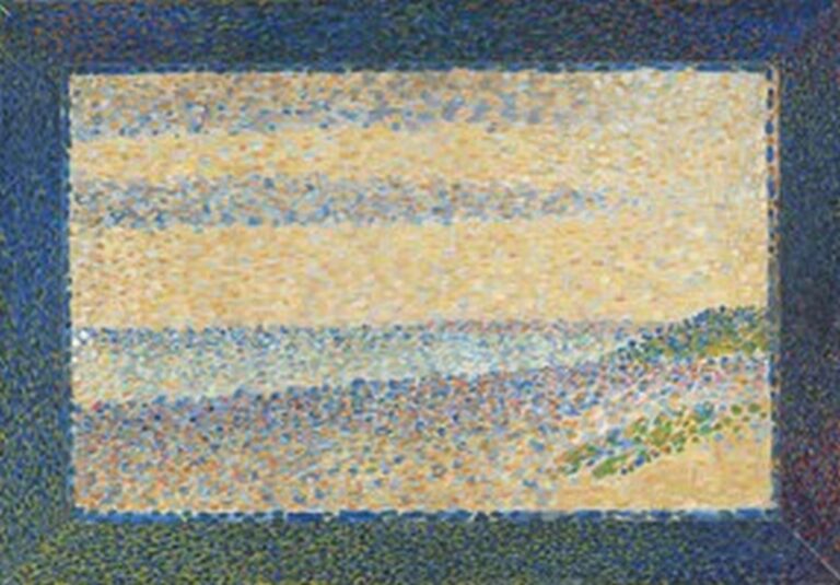 Seurat Seascape (Gravelines, 1890)