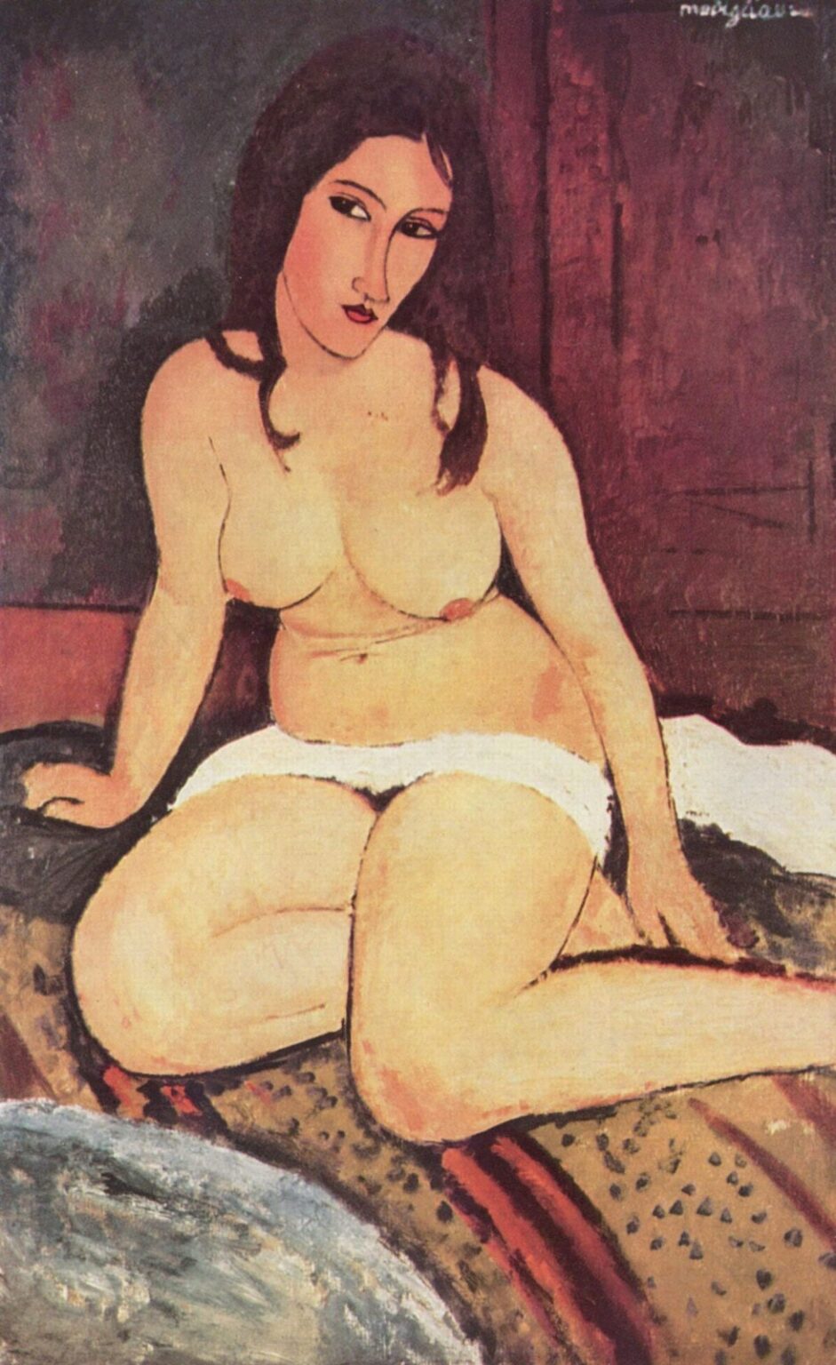 Modigliani Seated Nude (1917)