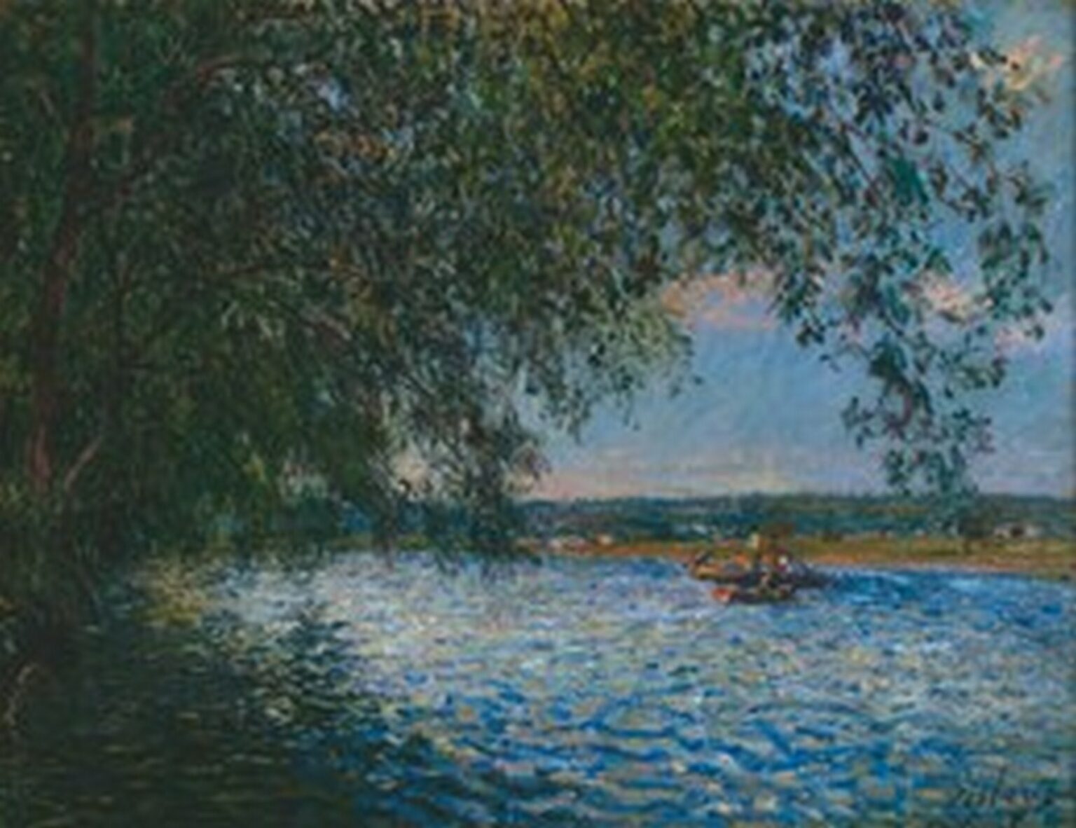 Sisley Seinen ved Saint-Mammès (1867-69)