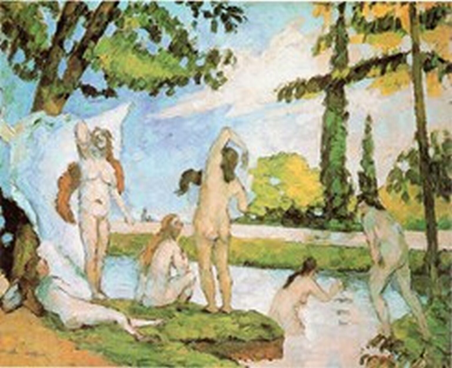Cézanne Seis mujeres (1874-75)