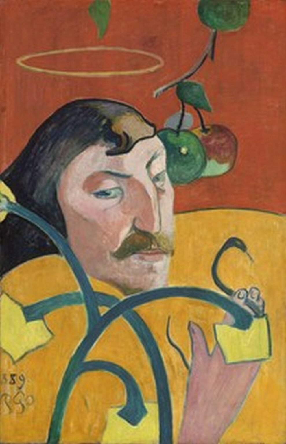 Gauguin Autoportrait à l'auréole (1889)