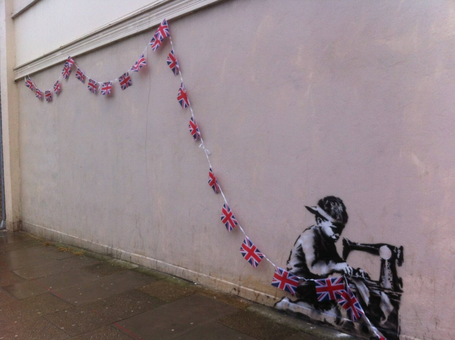 Banksy Slave Labour (North London)
