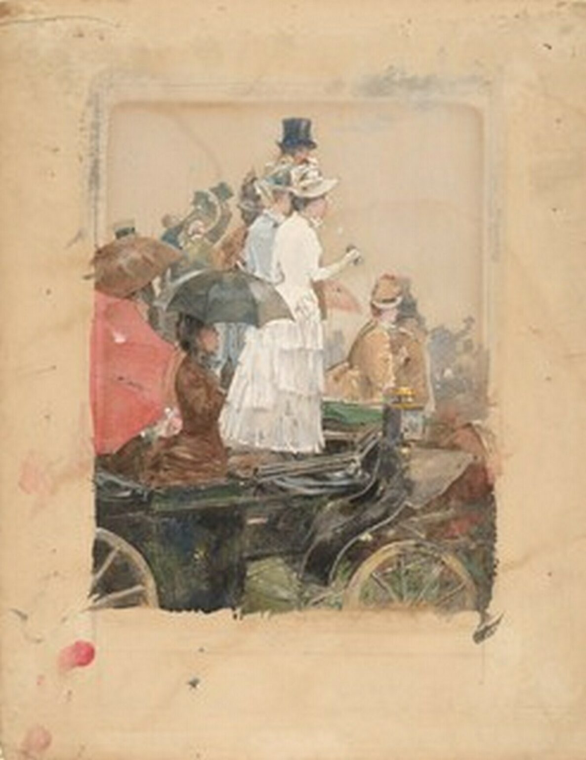 Hassam Spectators at the Grand Prix (1888)