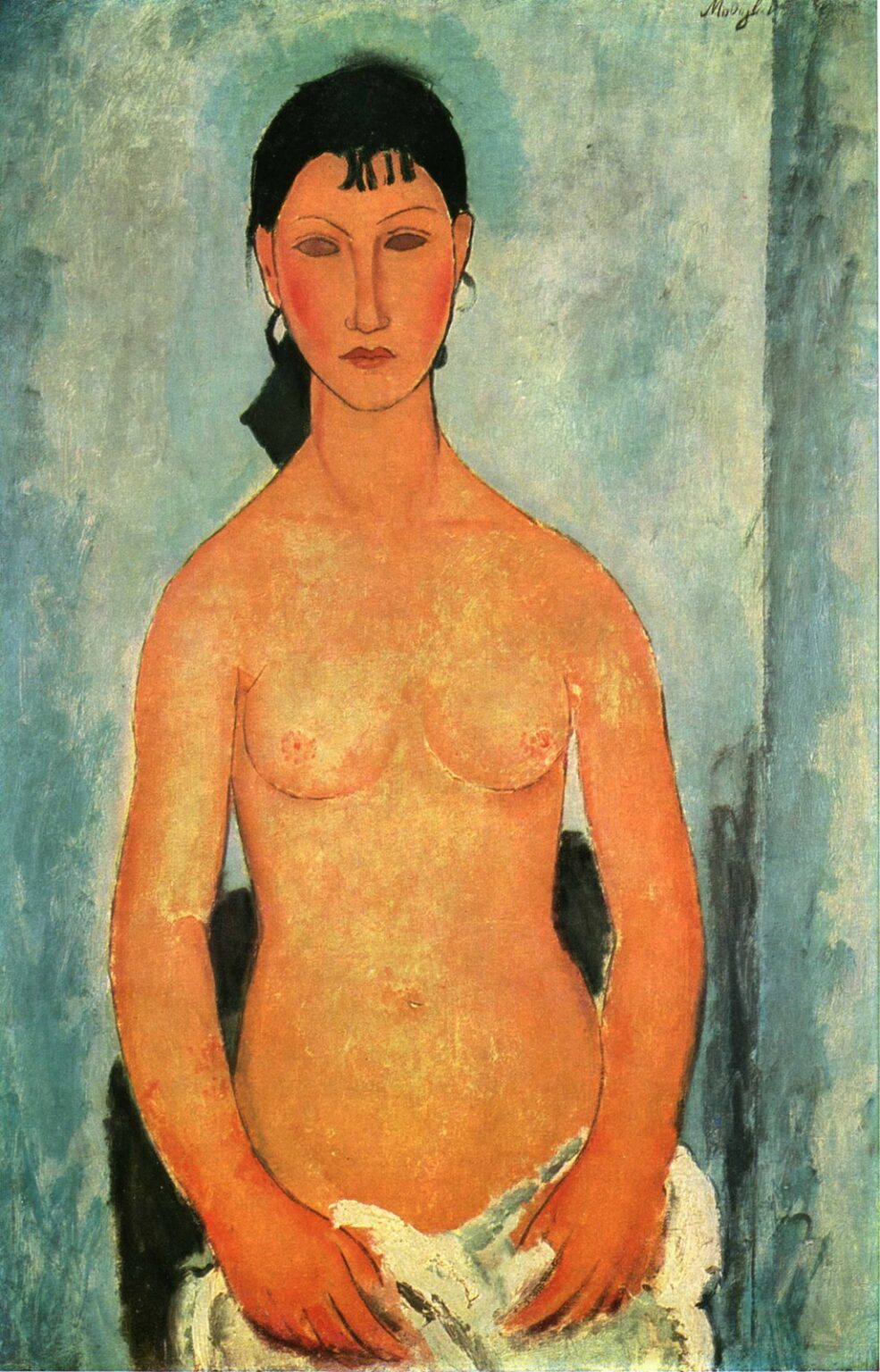 Modigliani Standing nude (Elvira) (1919)