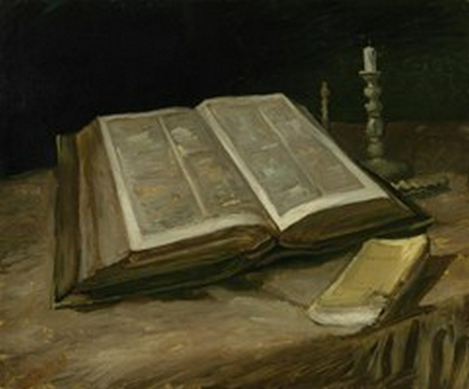 Van Gogh Still Life with Bible (1885)