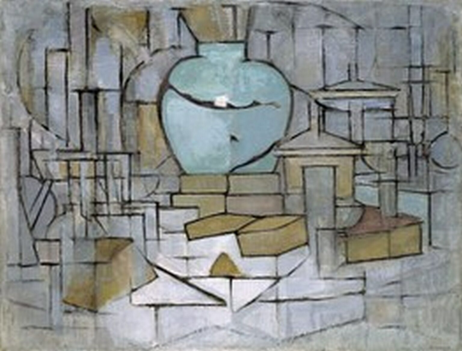 Mondrian Still Life with Gingerpot II (1911-12)