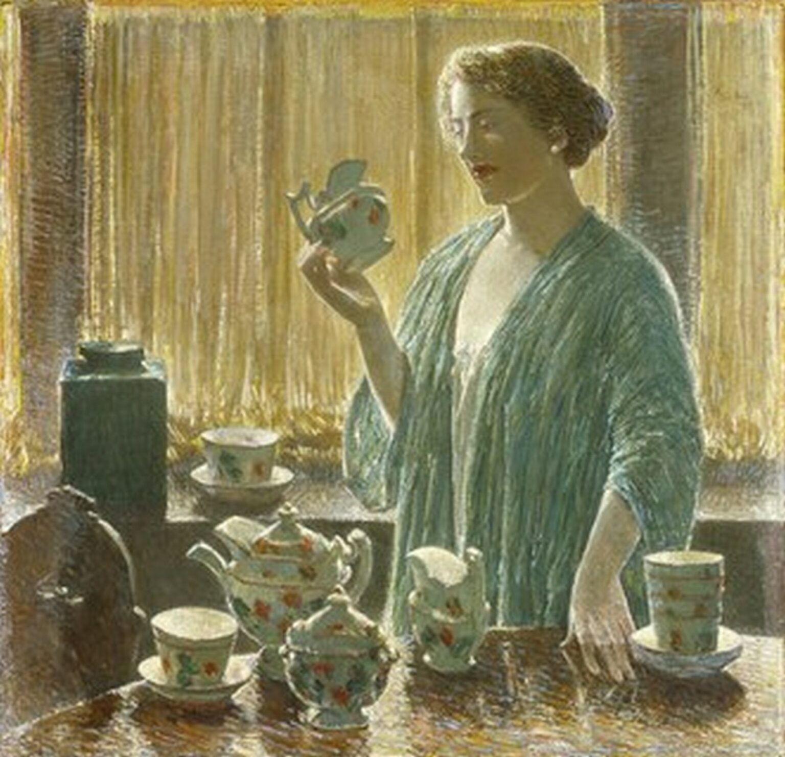 Hassam Strawberry Tea Set (1912)