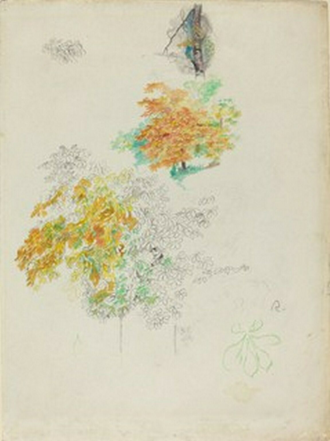 Renoir Studies of Trees (1886)