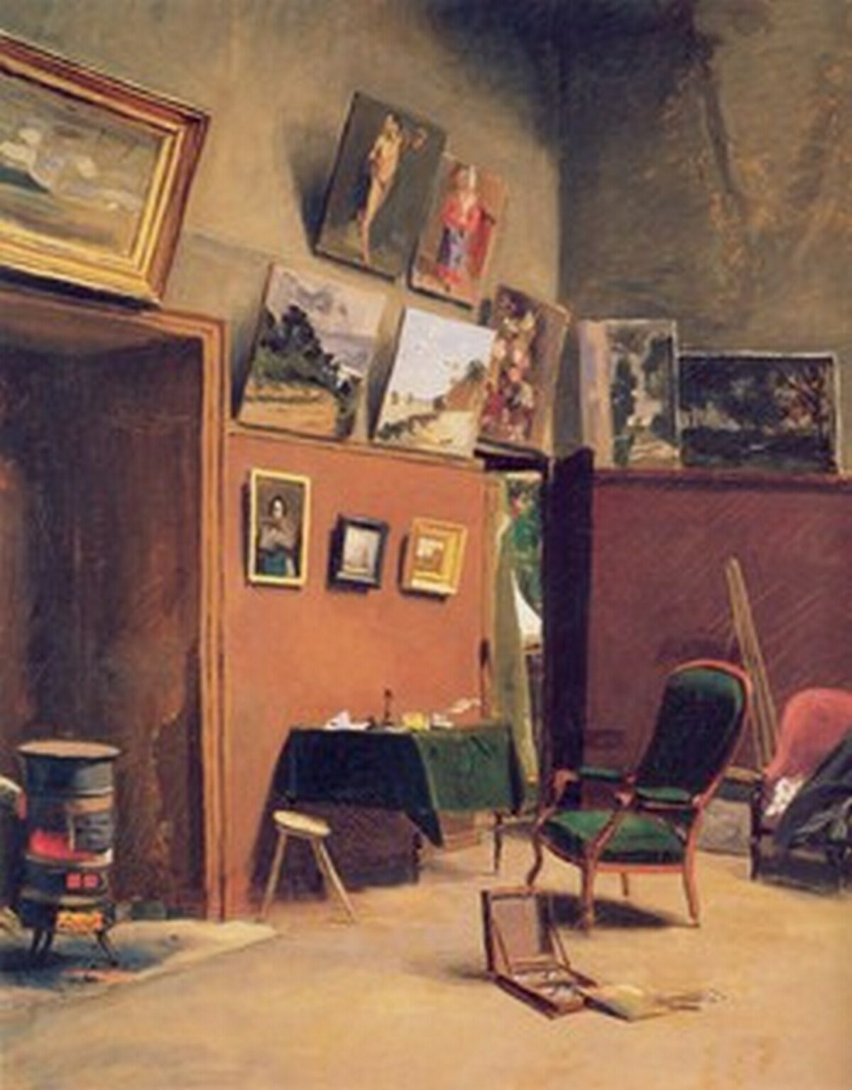 Bazille Studio in the rue de Furstenberg (1865)