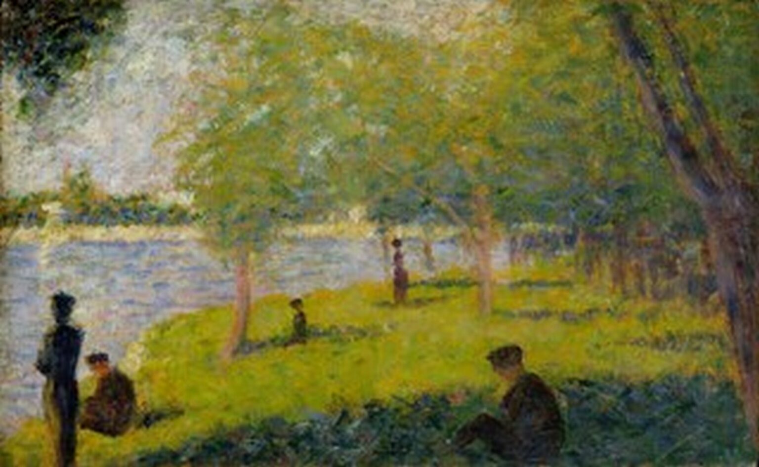 Seurat Study for A Sunday on La Grande Jatte (1884)