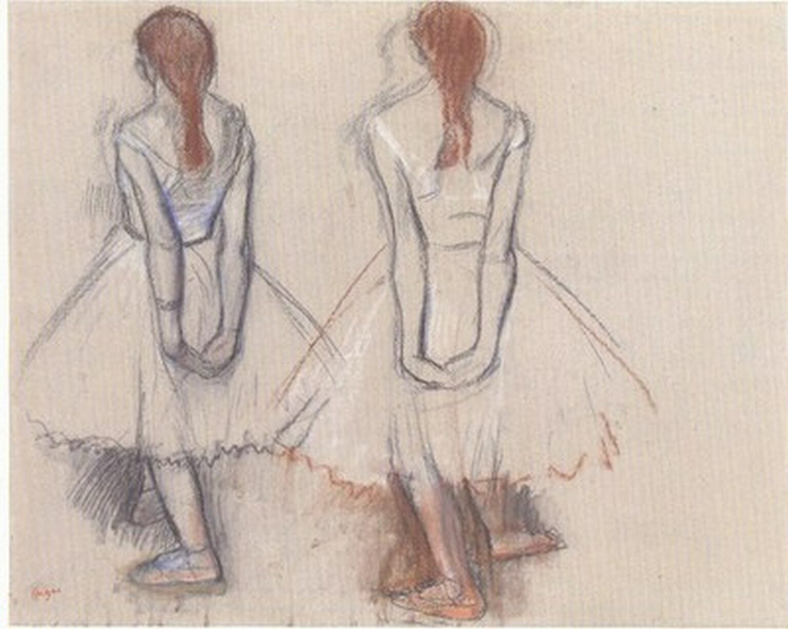 Degas Study for the Fourteen Year Old Little Dancer (1881)