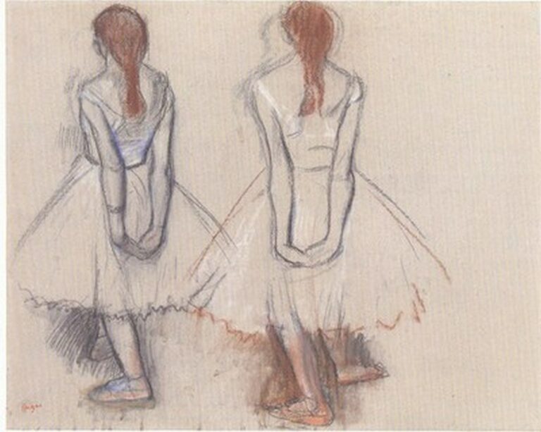 Degas Study for the Fourteen Year Old Little Dancer (1881)