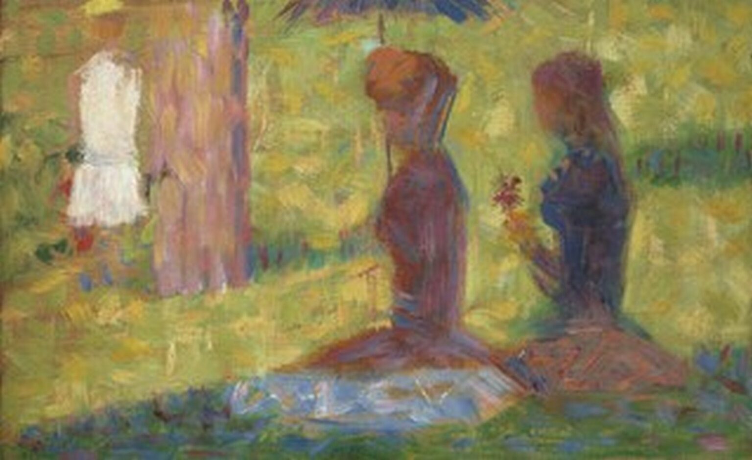 Seurat Study of Figures for "La Grande Jatte" (1884-1885)