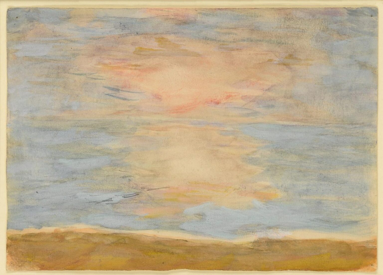 Bonnard Study of Sea and Sky