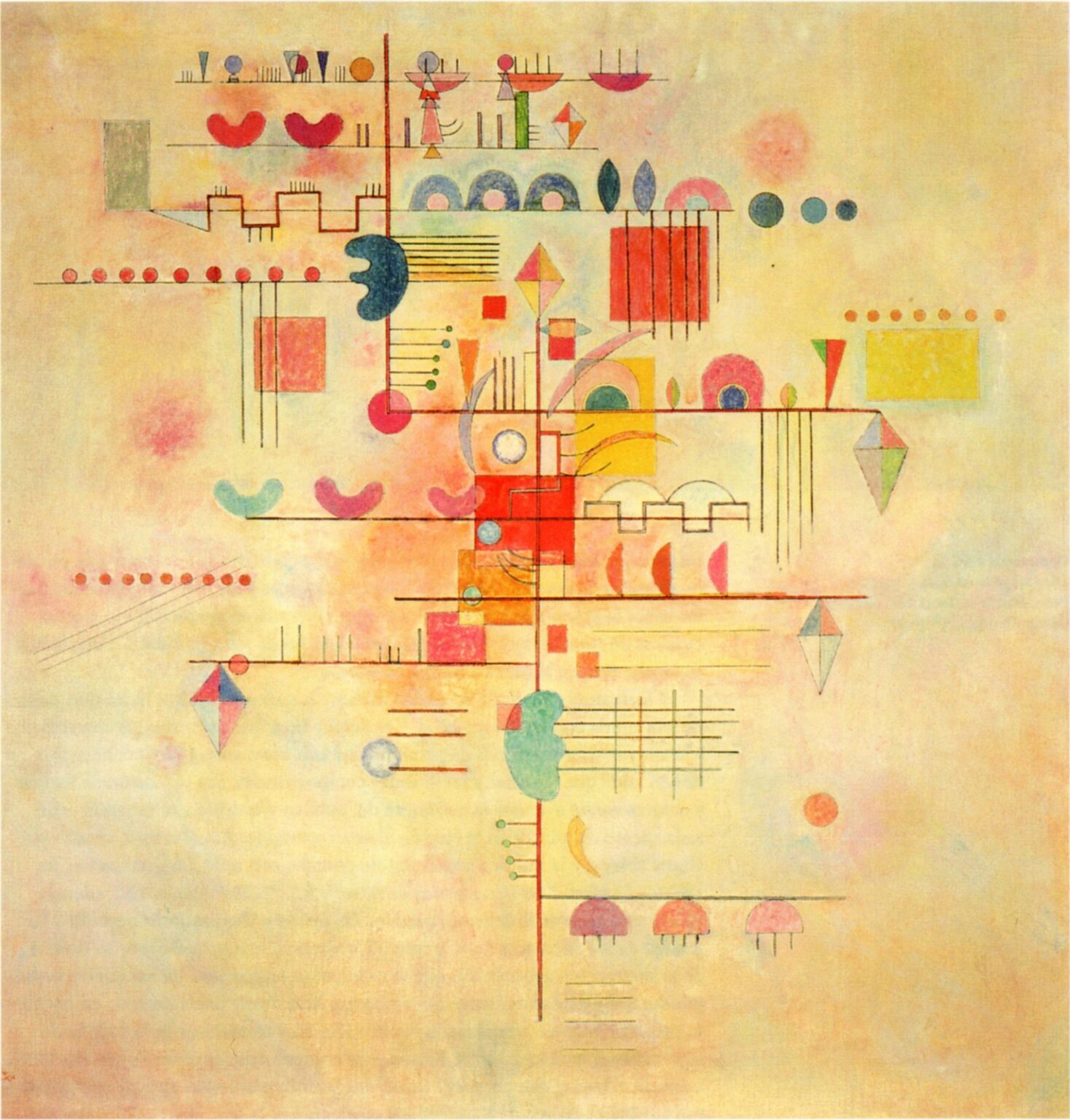 Kandinsky Suave ascensión (1934)