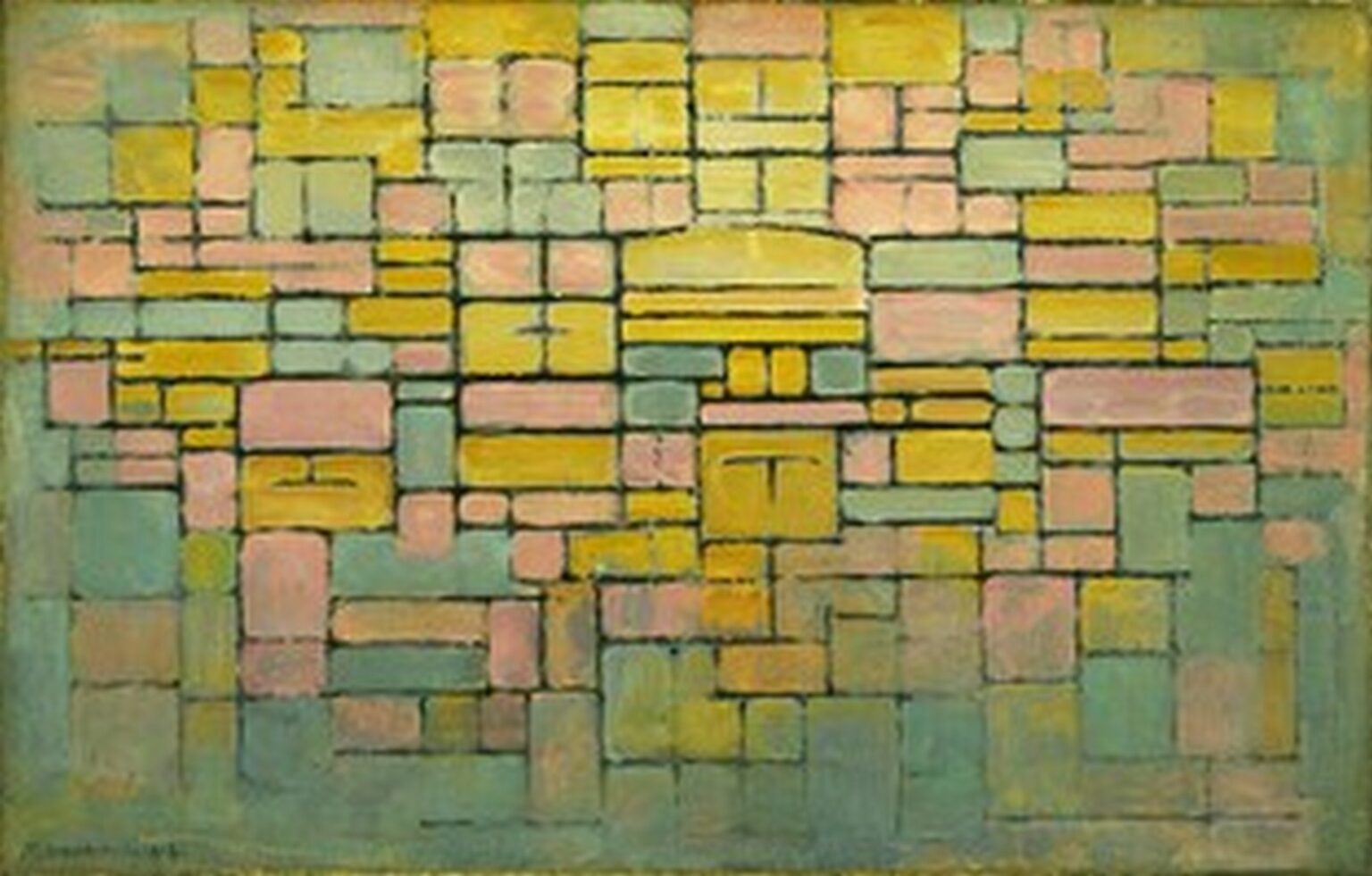 Mondrian Tableau No. 2 / Composition No. V (1914)