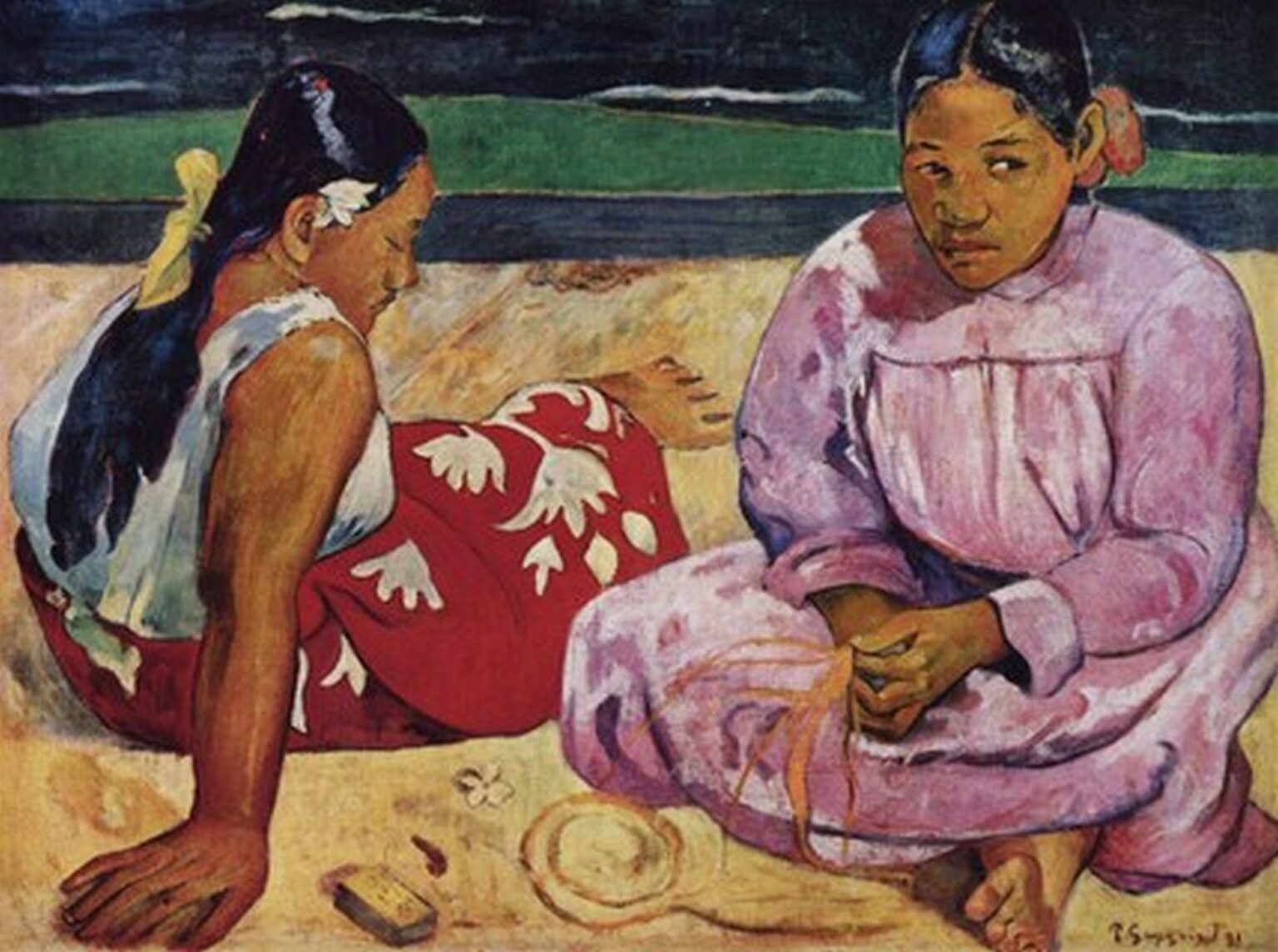 Gauguin Tahitian Women on the Beach (1891)