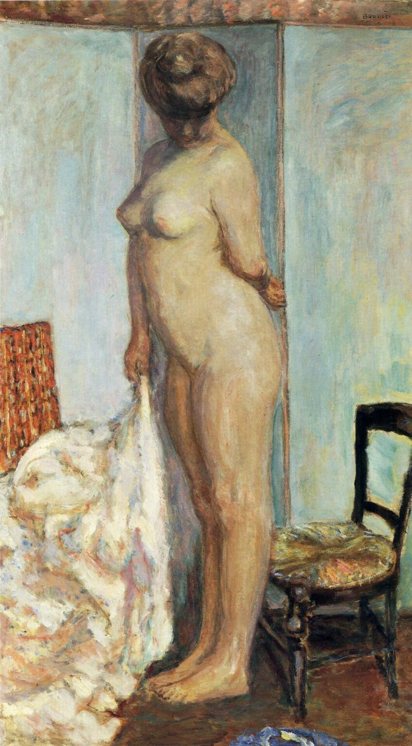 Bonnard Tall nude also known as woman nude standing (1906)