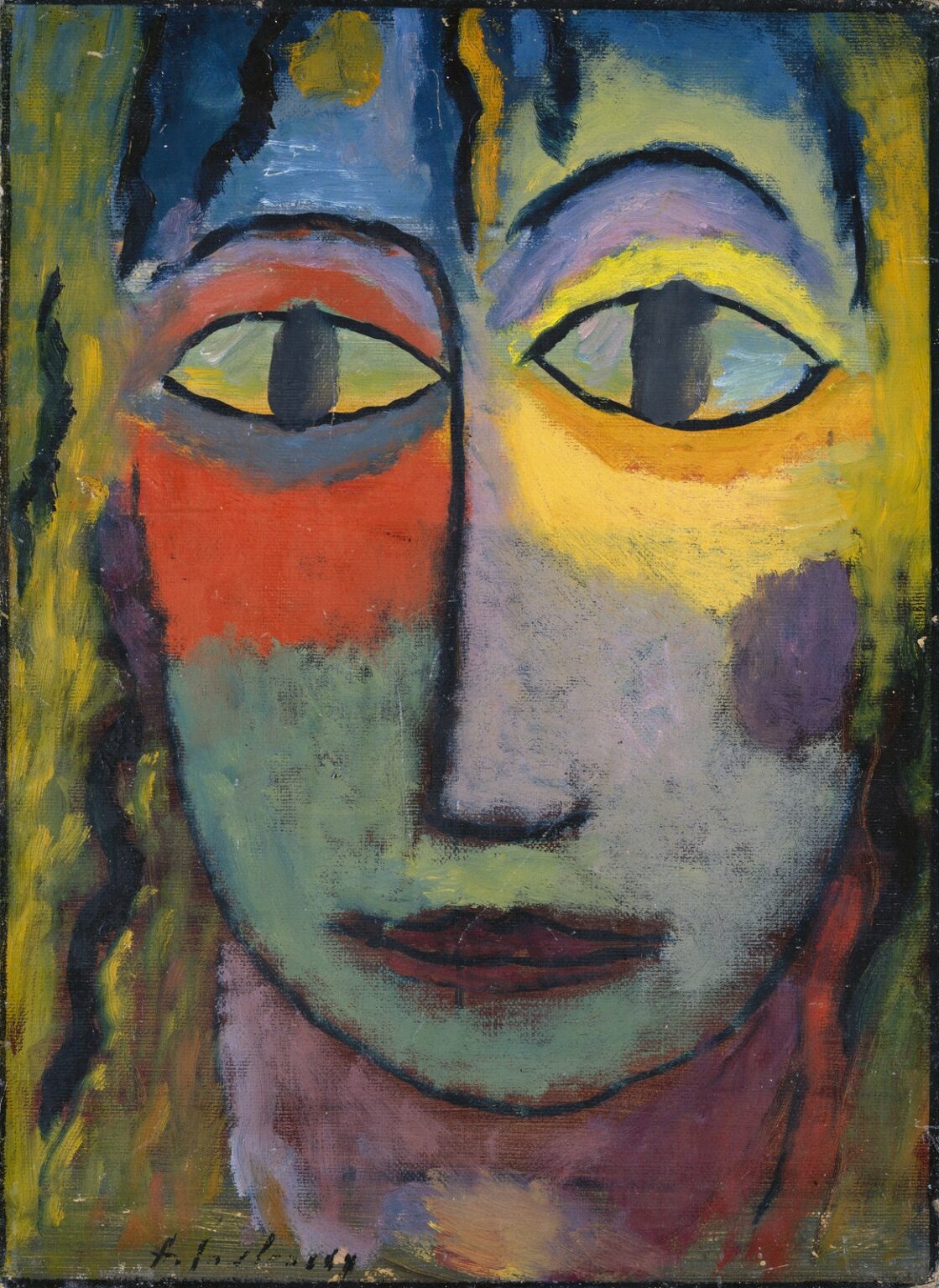 Jawlensky Tête de femme-Méduse