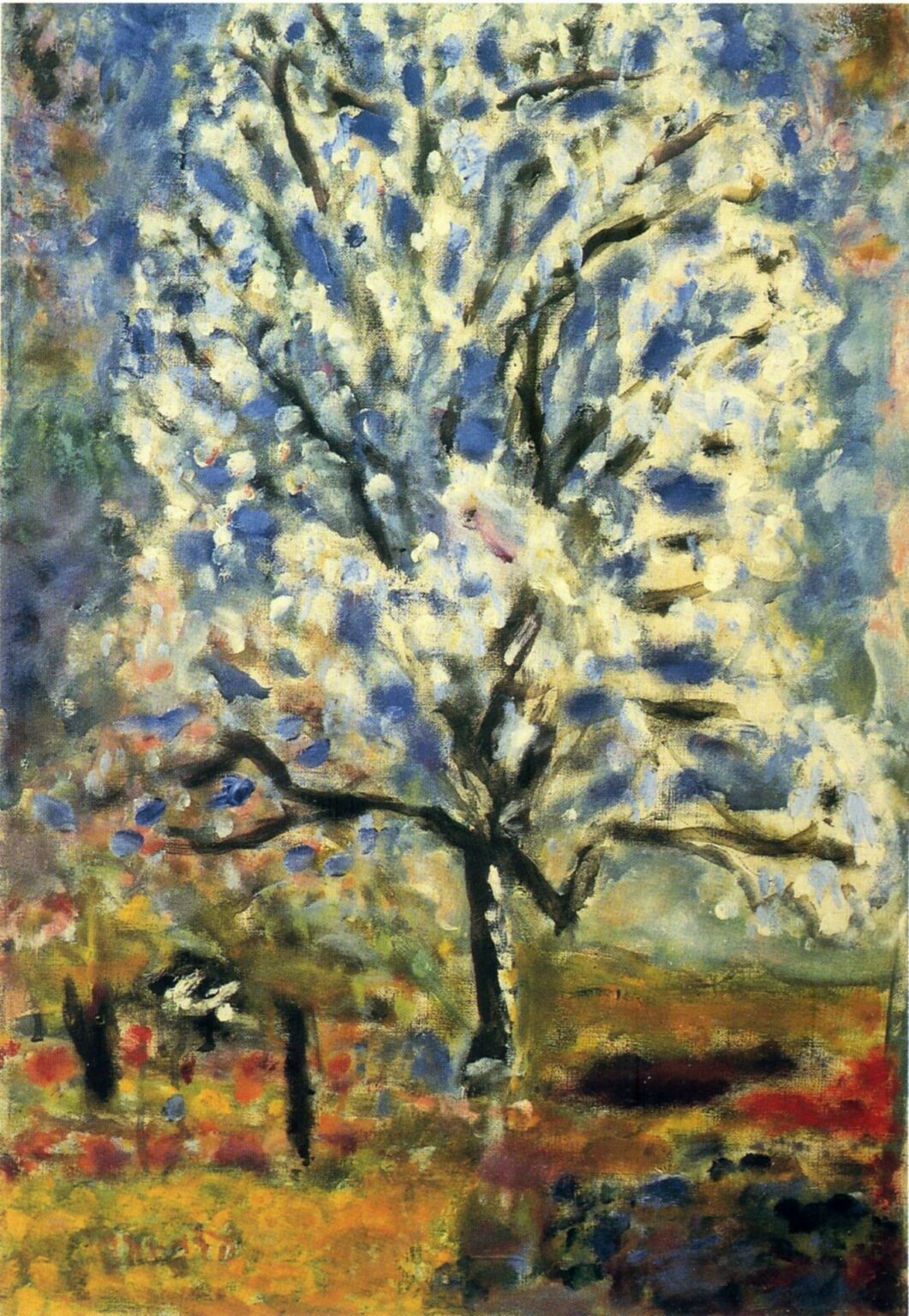 Bonnard The Almond tree in blossom (1947)