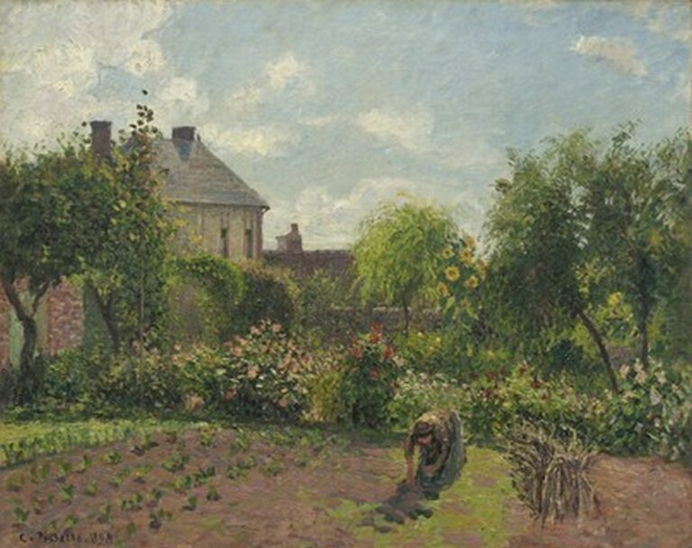 Pissarro The Artist's Garden at Éragny (1898)