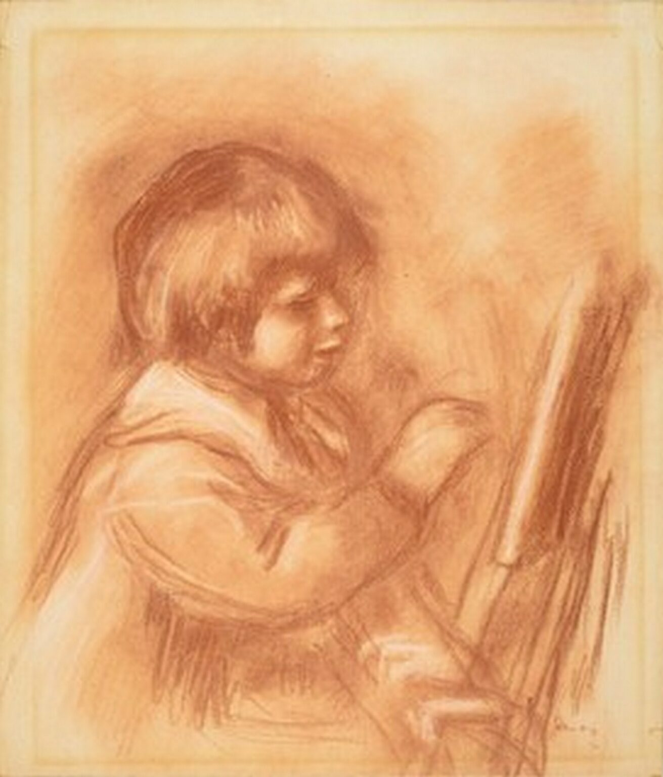 Renoir The Artist's Son Claude (or "Coco", c. 1906)