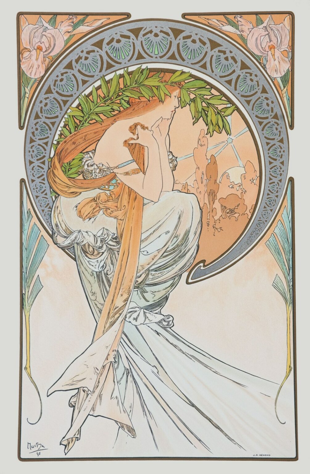 Mucha The Arts: Poetry (1898)