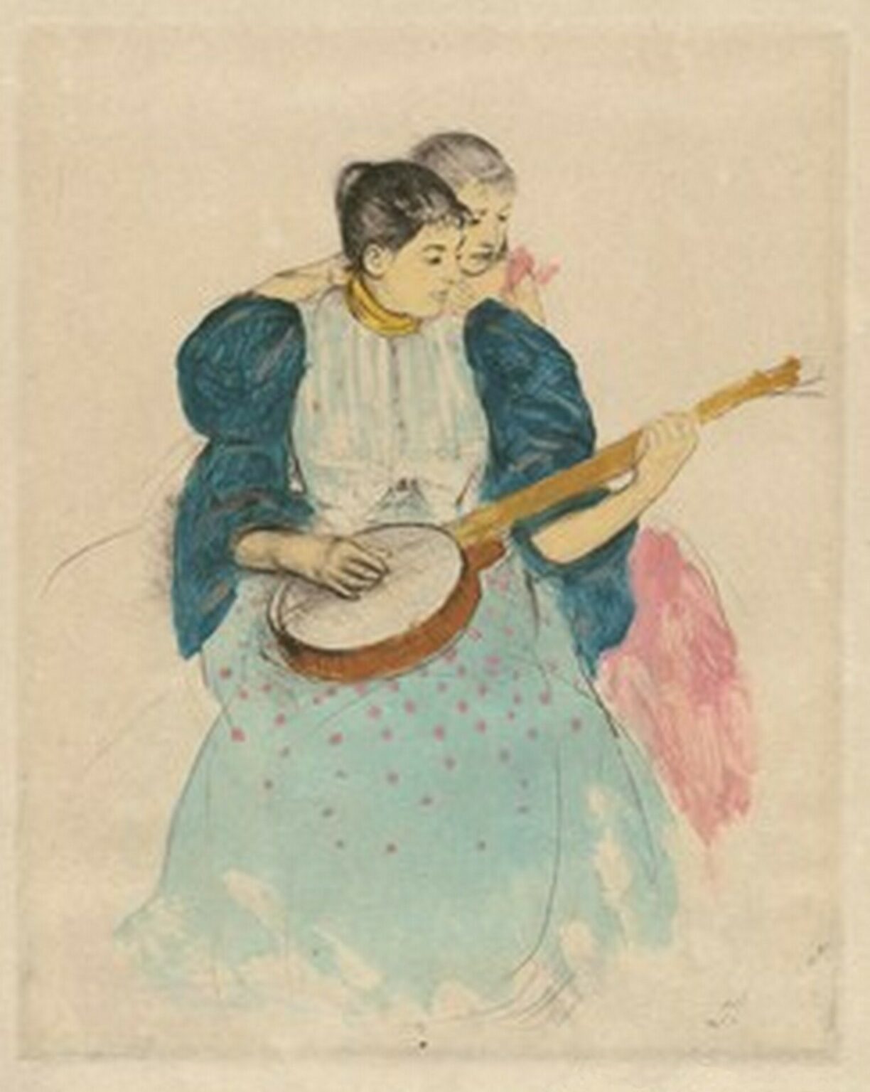 Cassatt The Banjo Lesson (c. 1893)