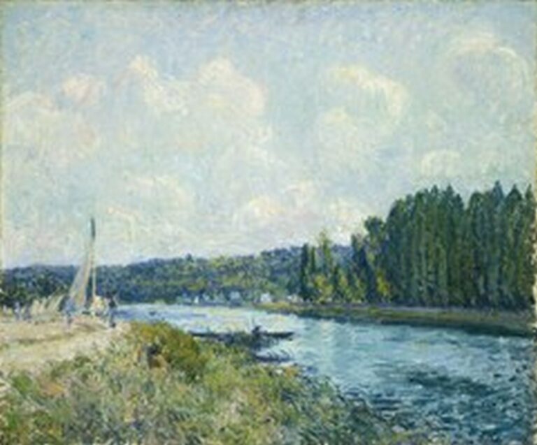 Sisley The Banks of the Oise (1877-1878)