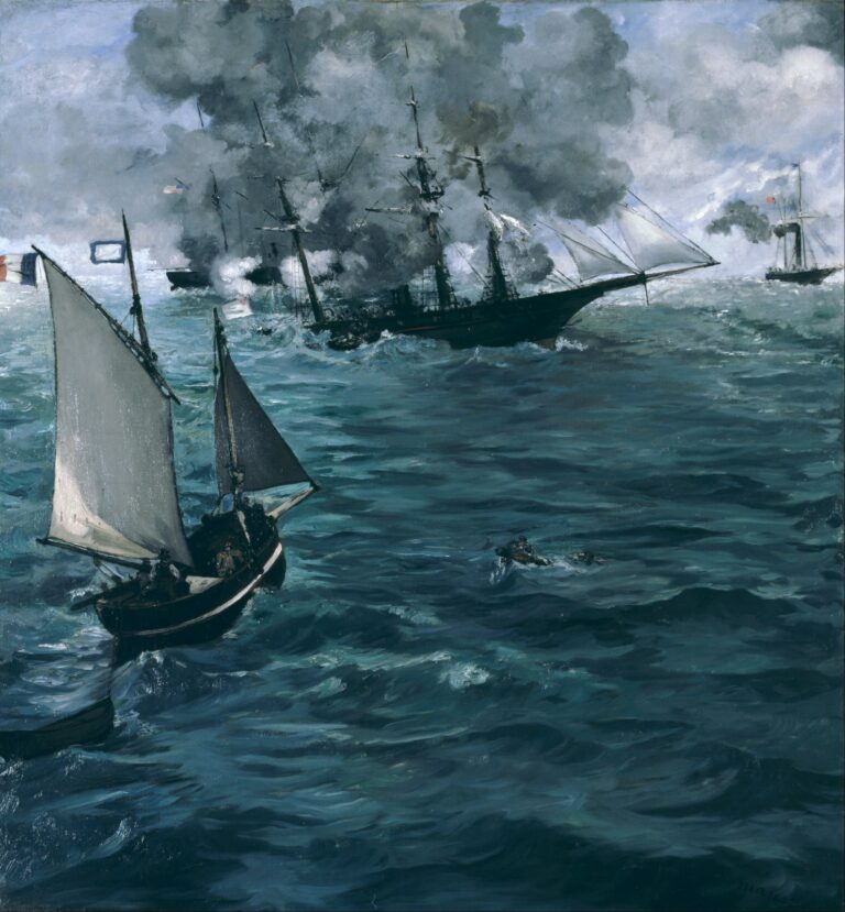 Manet The Battle of the U.S.S. "Kearsarge" and the C.S.S. "Alabama" (1864)