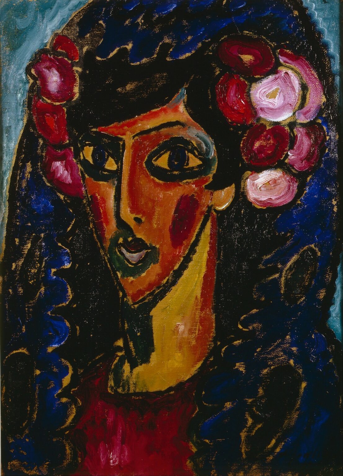 Jawlensky The Blue Mantilla (1913)