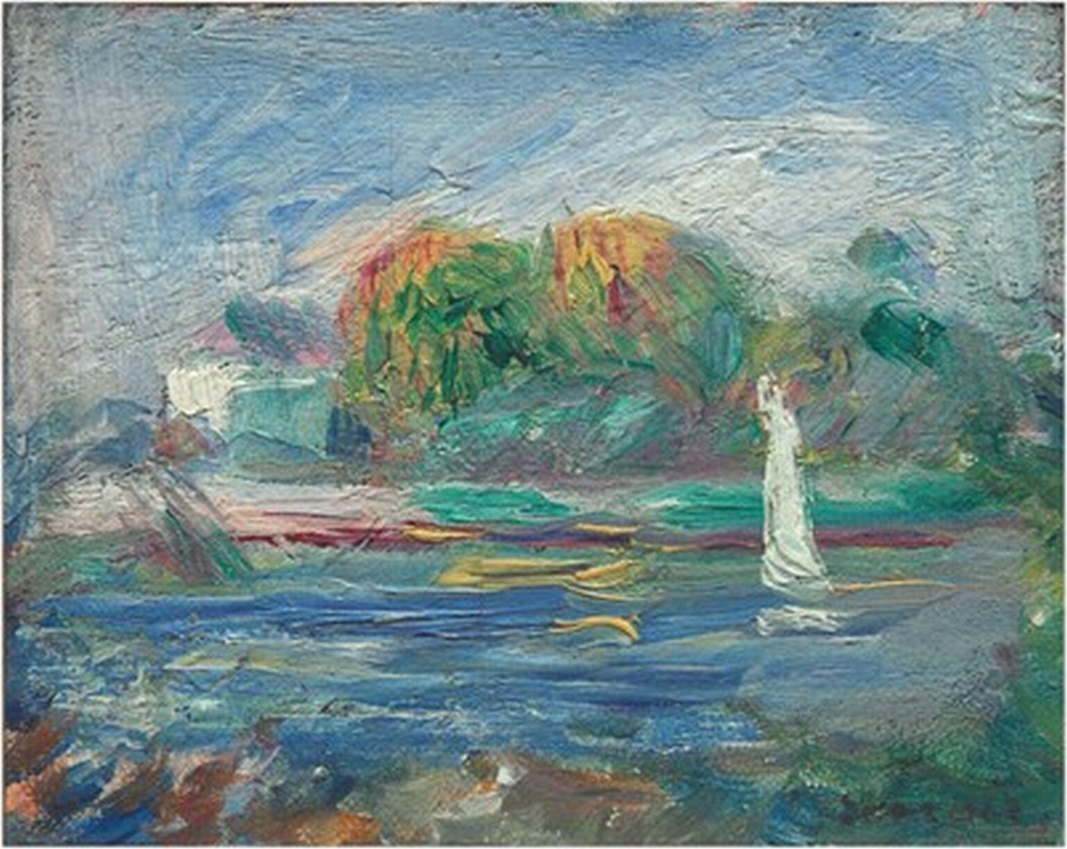 Renoir The Blue River (c. 1890-1900)