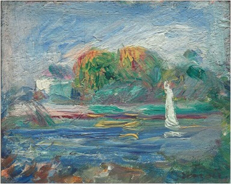 Renoir The Blue River (c. 1890-1900)