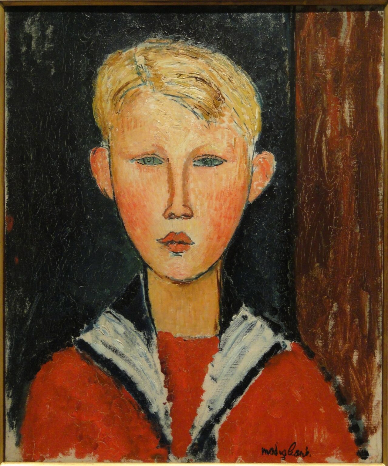 Modigliani The Blue Eyed Boy (1916)