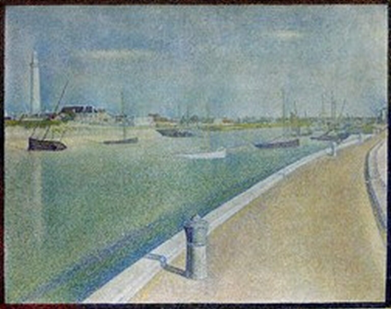 Seurat The Channel at Gravelines, Petit Fort Philippe