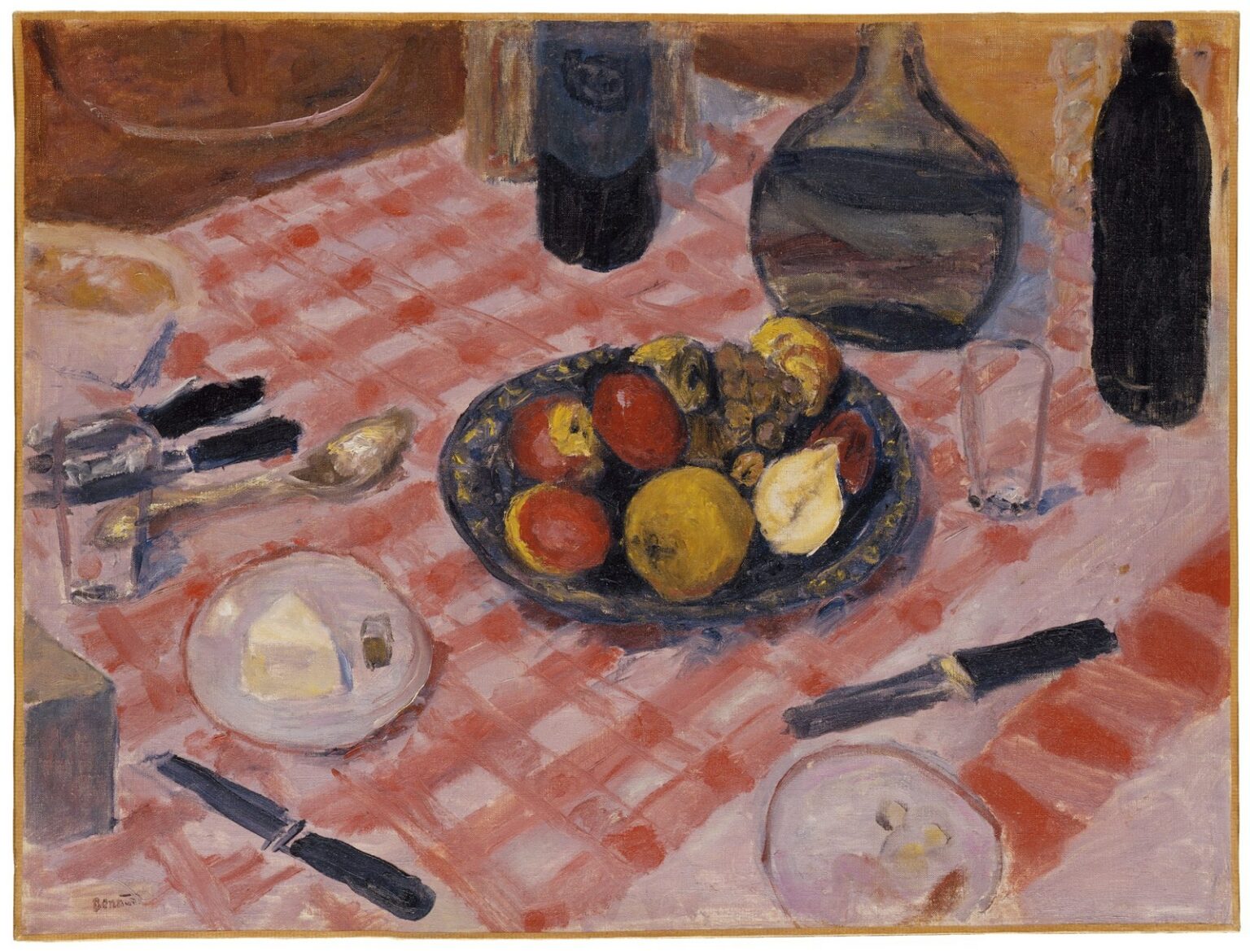 Bonnard The Checkered Tablecloth (1916)