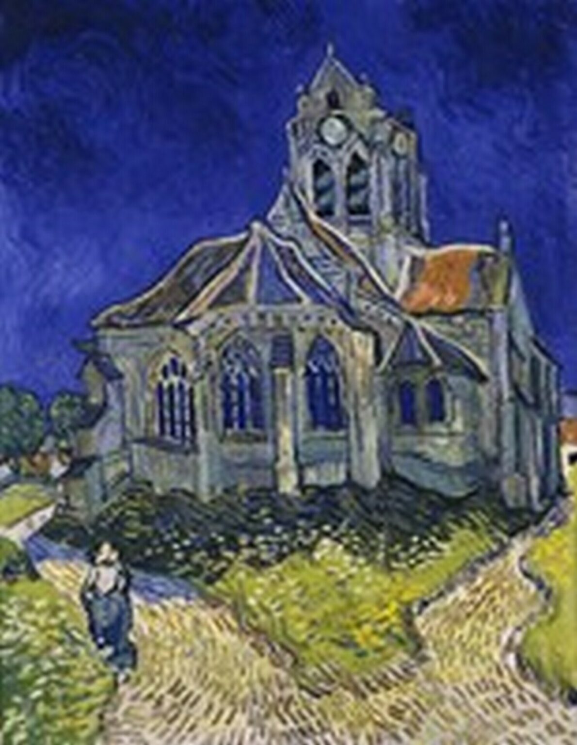 Van Gogh The Church at Auvers (1890)