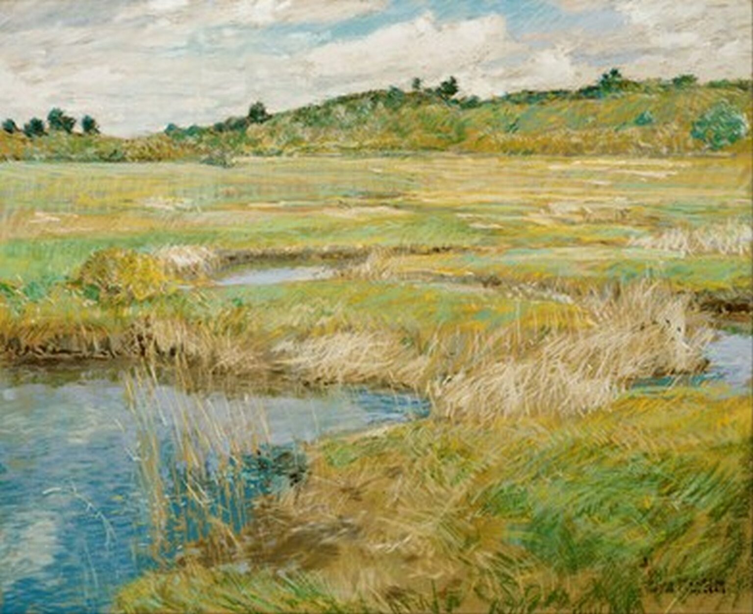Hassam The Concord Meadow (c. 1891)