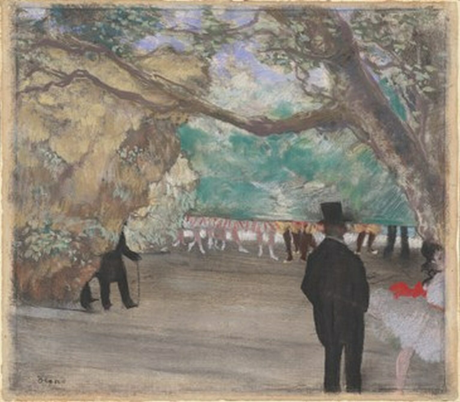 Degas The Curtain (c. 1880)