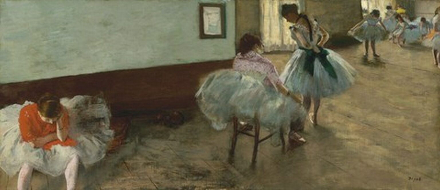 Degas The Dance Lesson (c.1879)