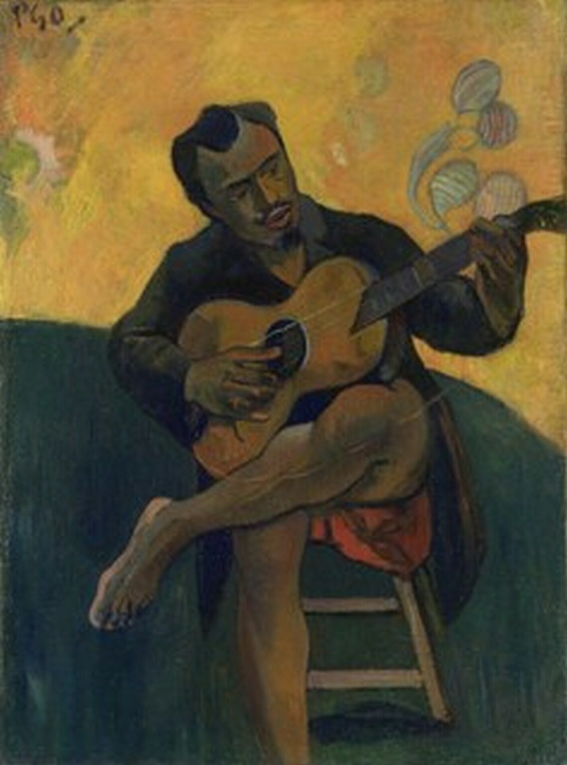 Gauguin The Guitar Player (1894)