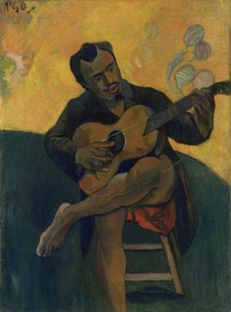 Gauguin The Guitar Player (1894)
