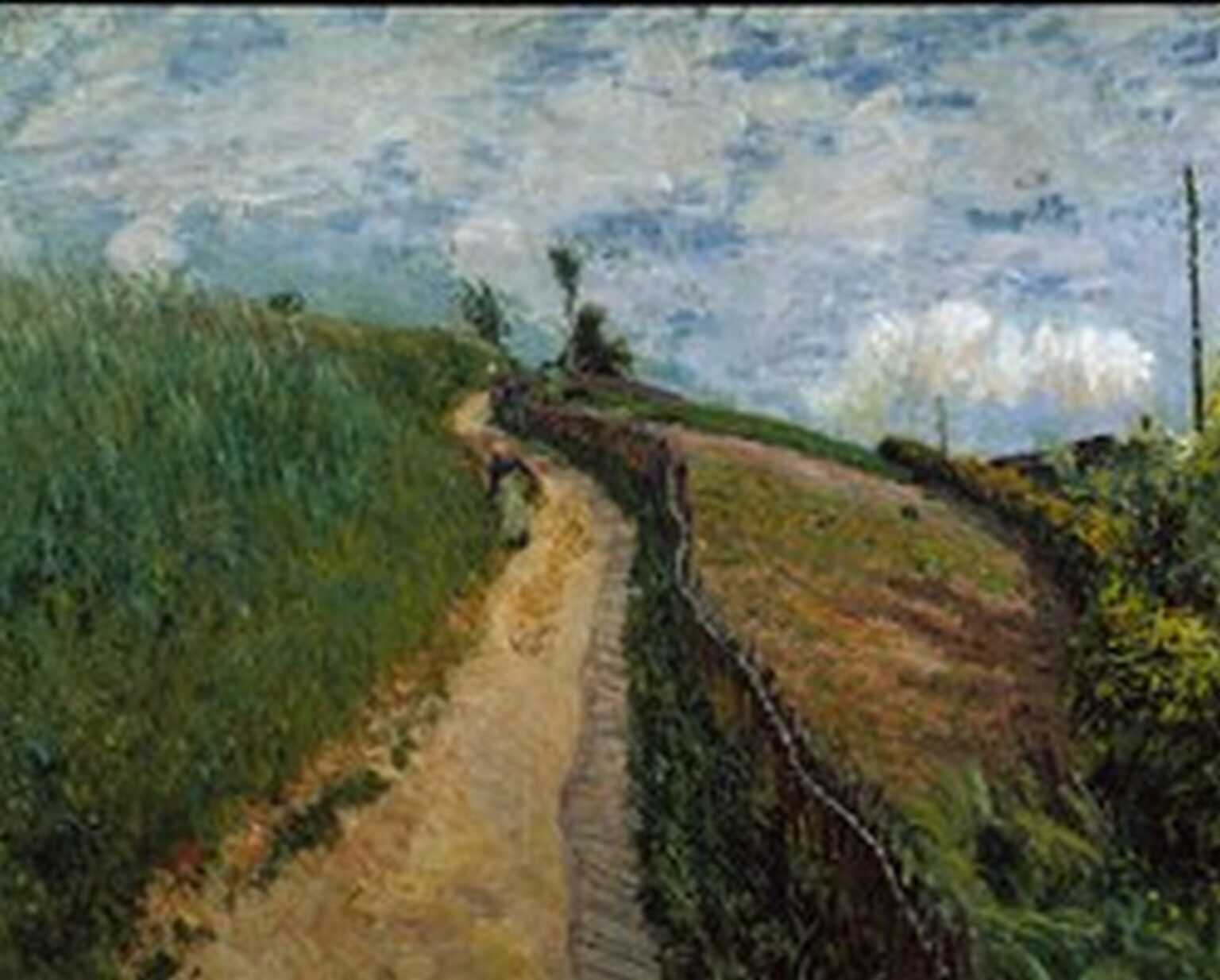 Sisley The Hill Path, Ville d'Avray (1879)