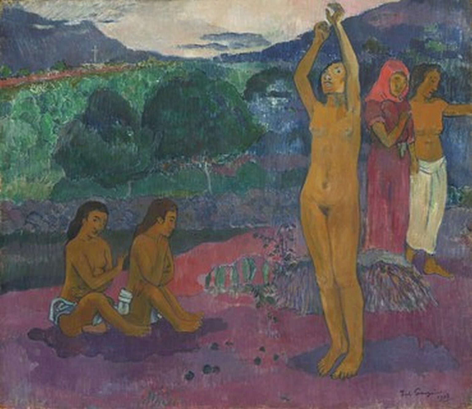 Gauguin The Invocation (1903)
