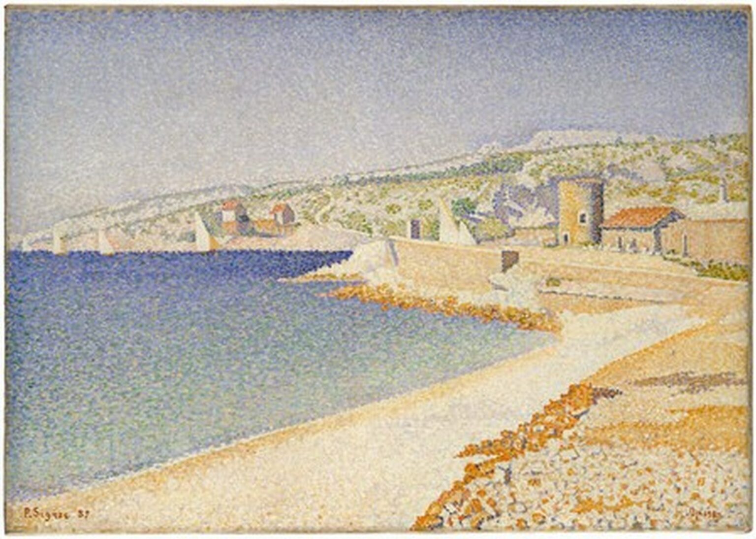Signac The Jetty at Cassis, Opus 198 (1889)