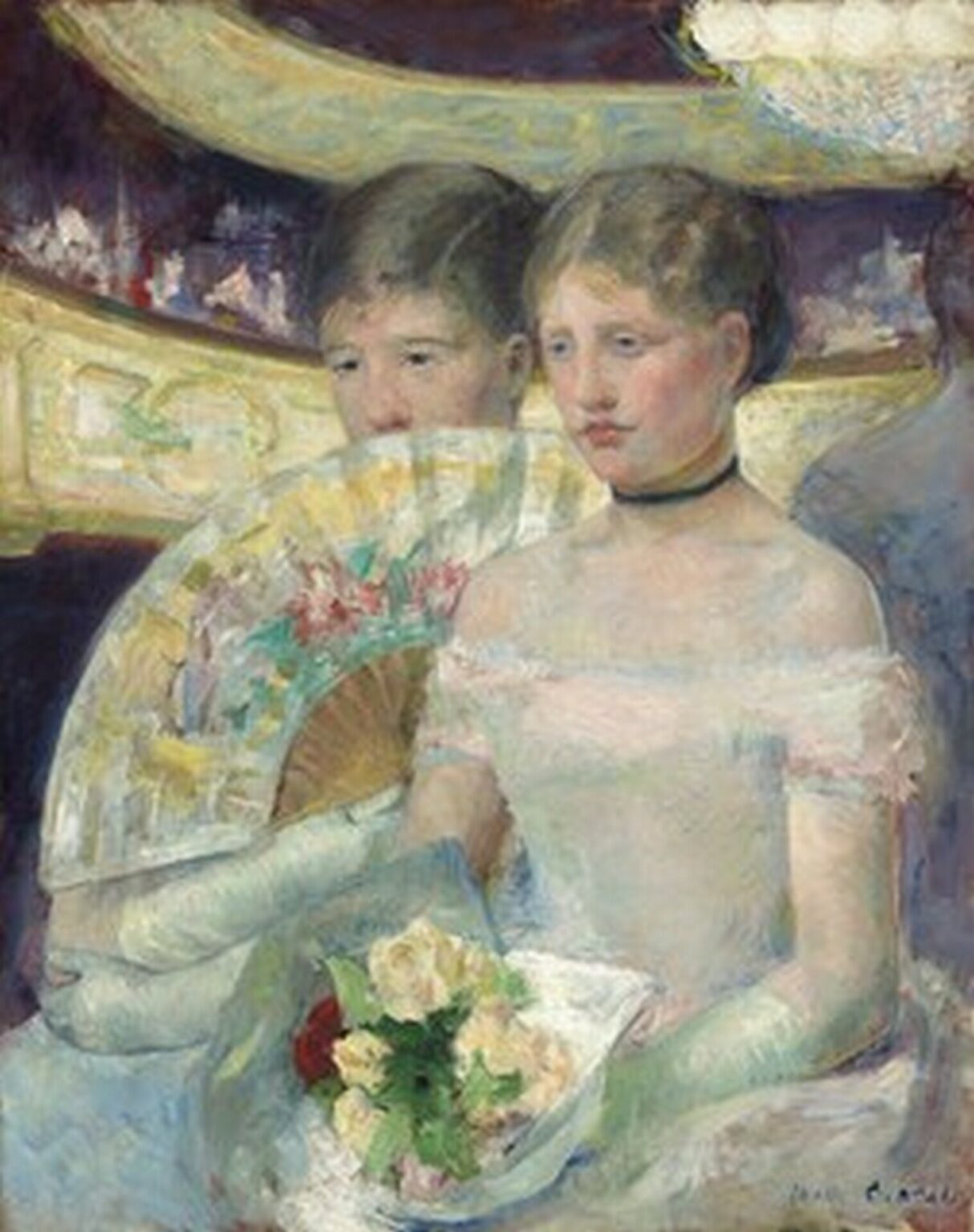 Cassatt The Loge (1882)