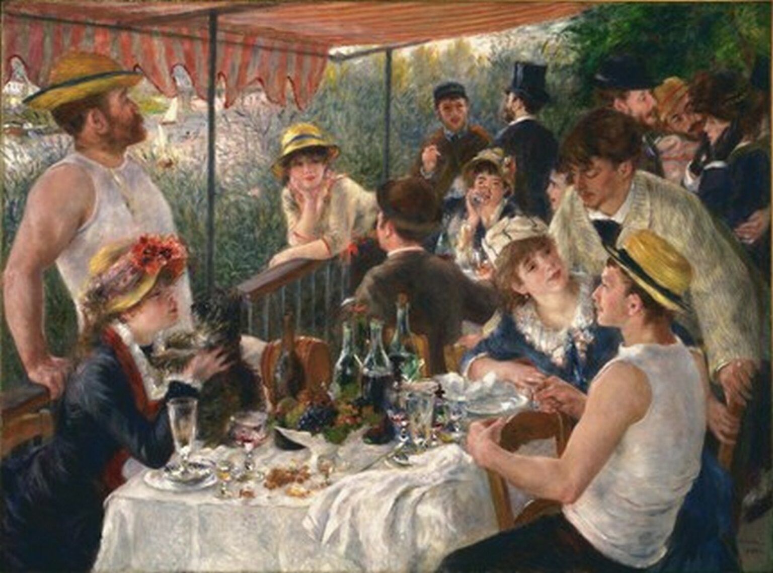 Renoir The Luncheon of the Boating Party (1880-1881)