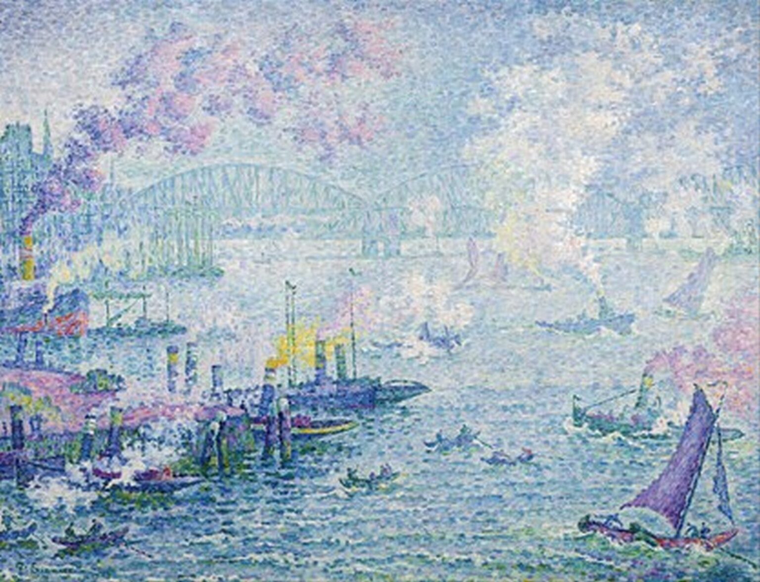 Signac The Port of Rotterdam (1907)