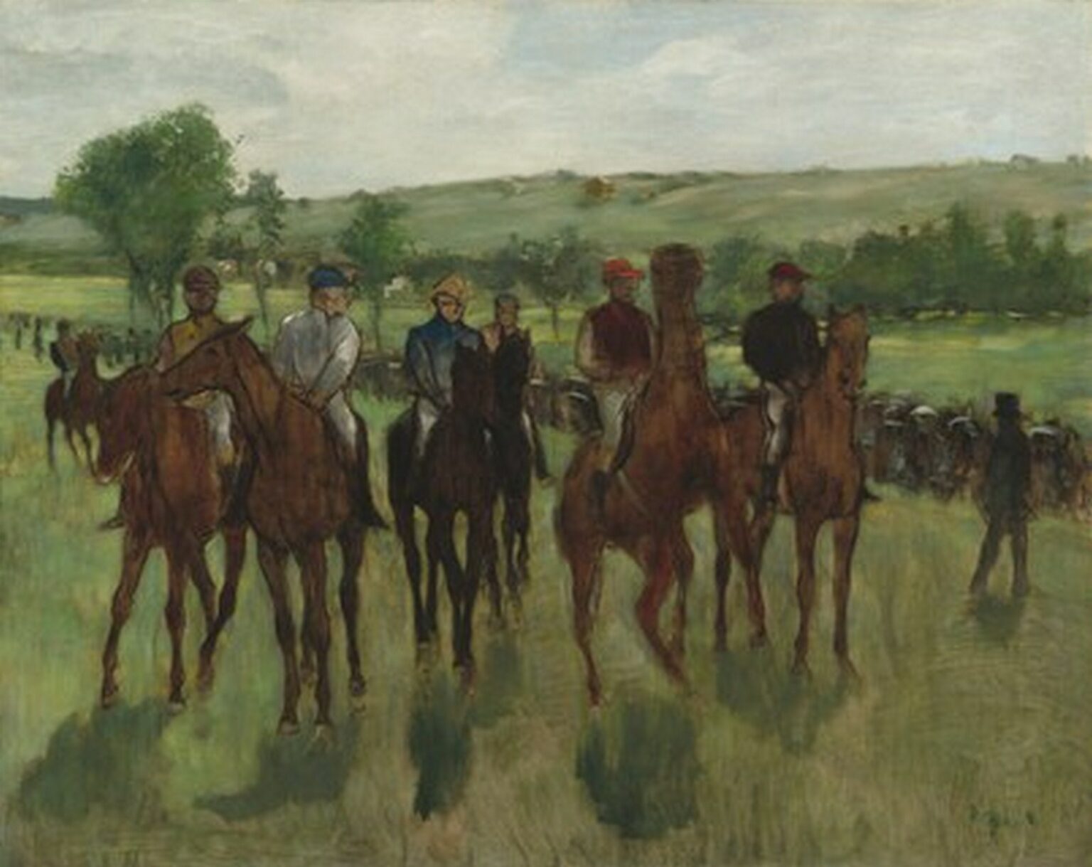 Degas The Riders (c. 1885)